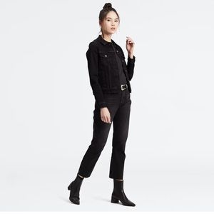 Levi’s Cropped 501 Denim Jeans Black